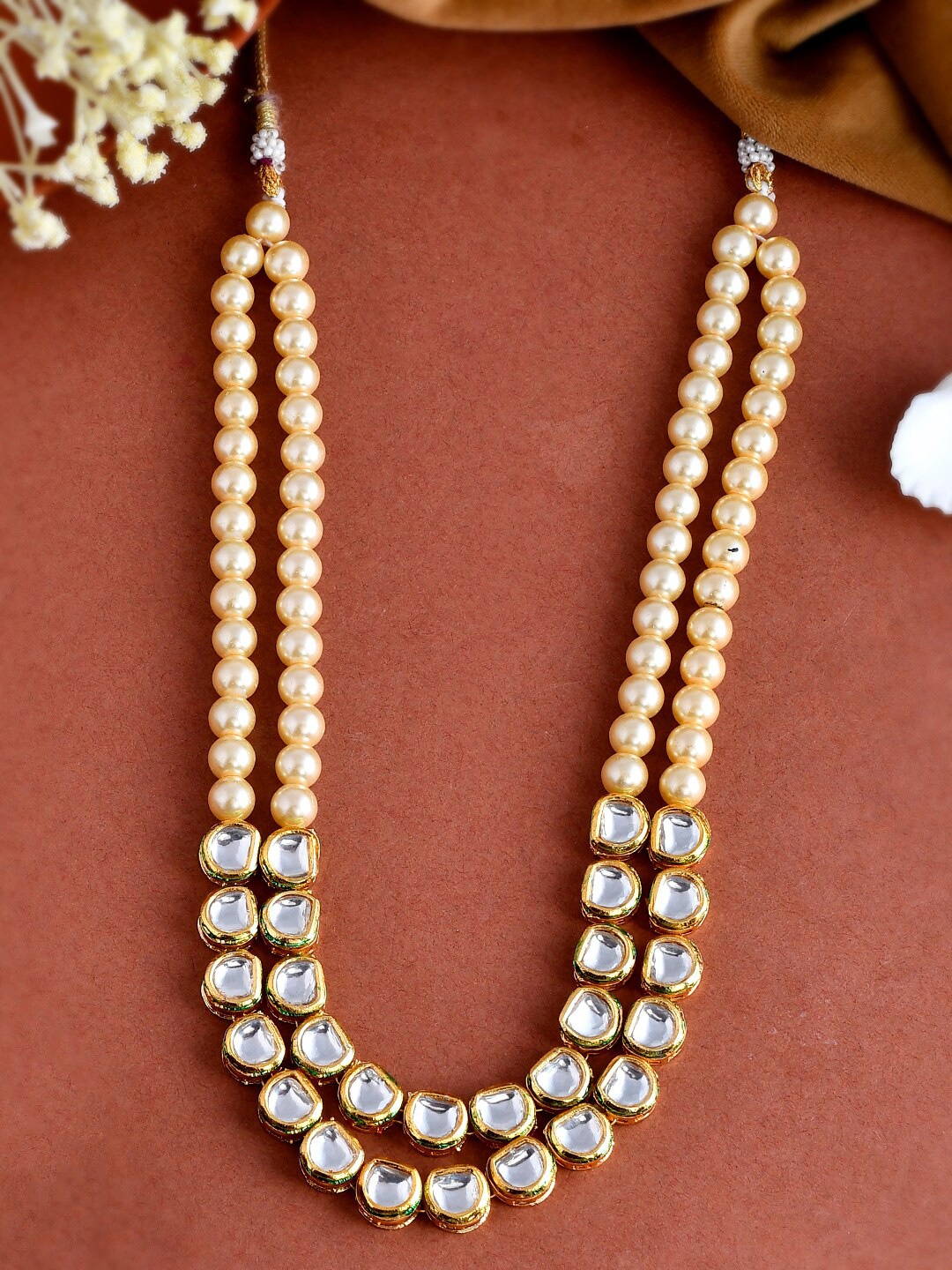 

Silvermerc Designs Brass Gold-Plated Layered Necklace