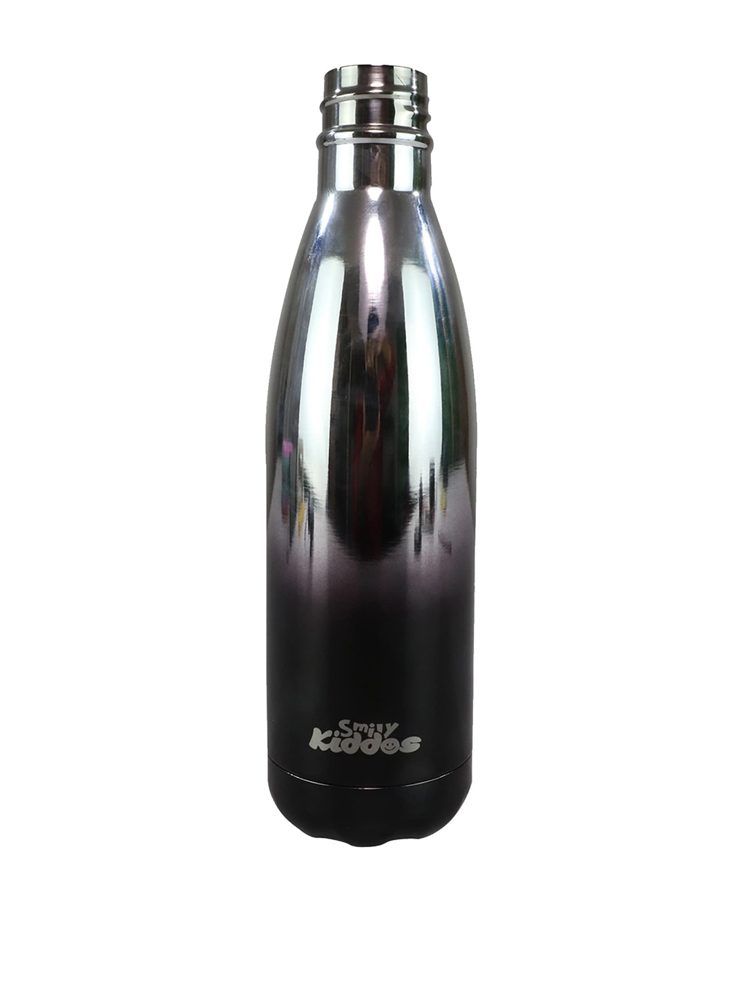 

Smily Kiddos Kids Silver Toned & Black Colourblocked Water Bottle 500ml