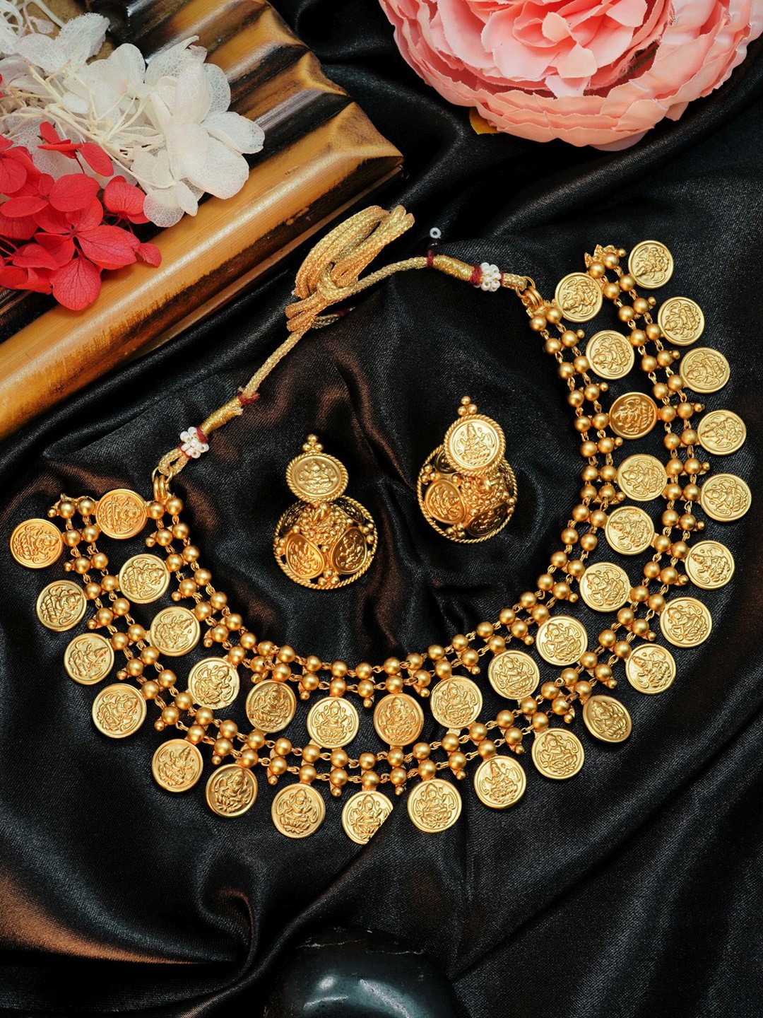 

GRIIHAM Gold-Plated & Beaded Jewellery Set