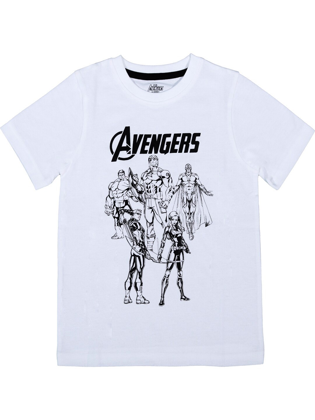 

KINSEY Boys Avengers Printed T-shirt, White