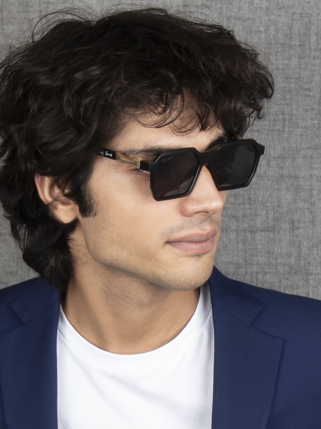 

Ted Smith Lens & Square Sunglasses With UV Protected Lens TRUMP 2_C5, Grey