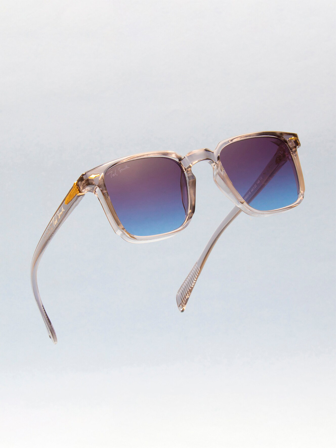 

Ted Smith Lens & Square Sunglasses with UV Protected Lens WALTER_C4, Blue