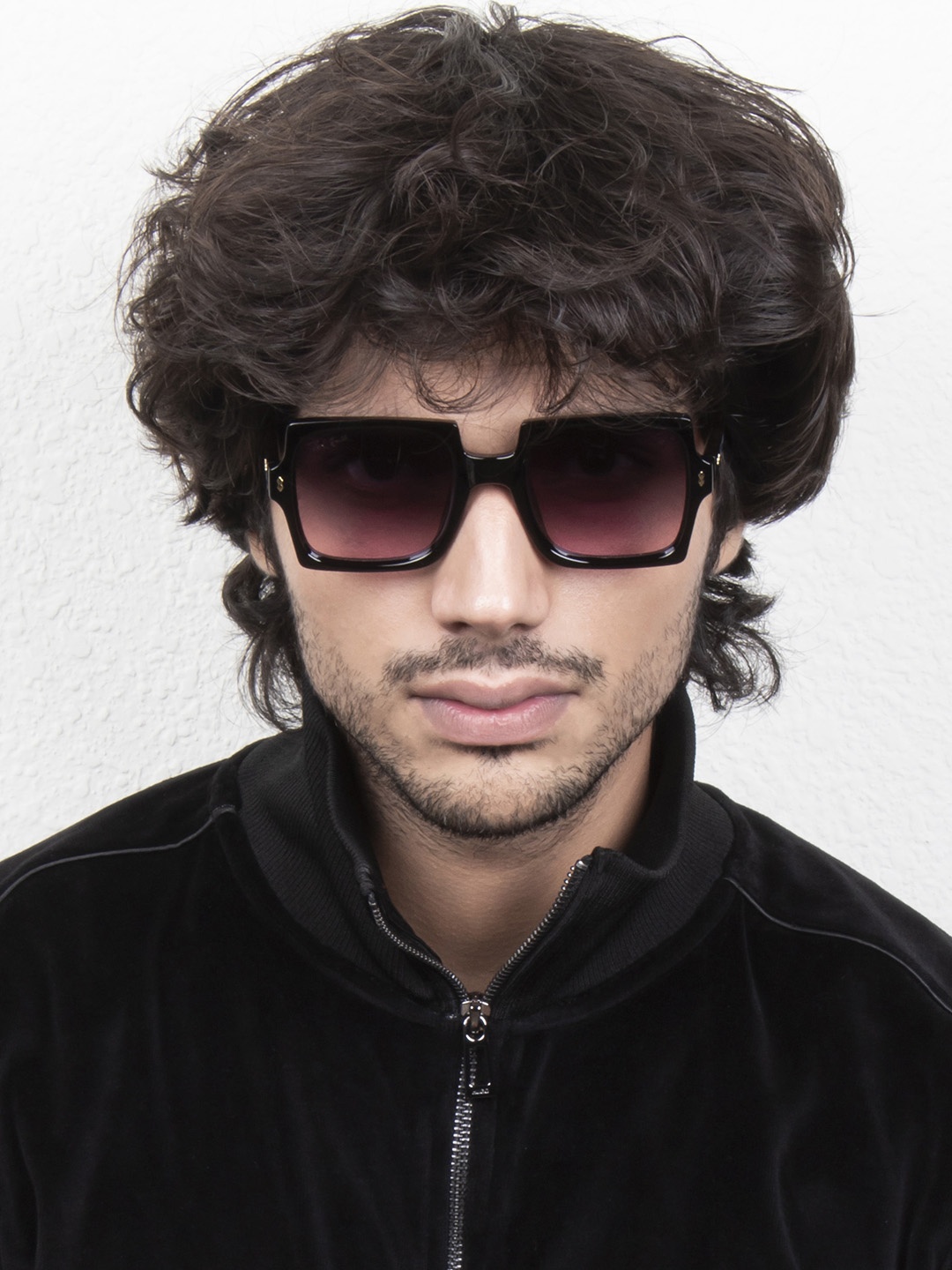 

Ted Smith Lens Square Sunglasses With UV Protected Lens, Purple