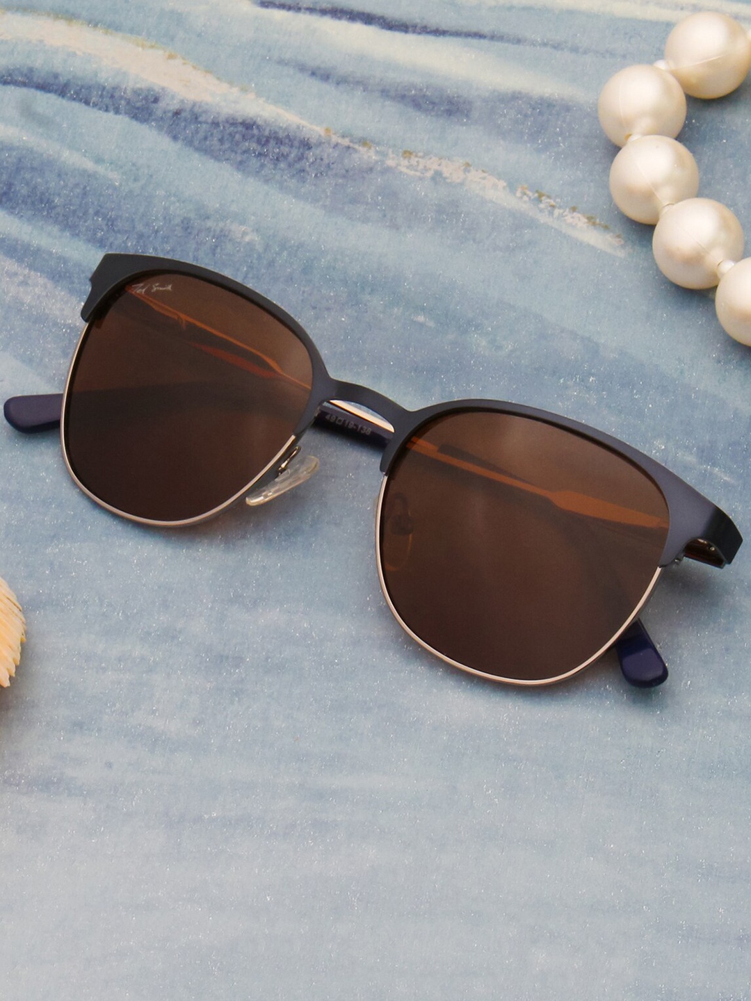 

Ted Smith Lens & Wayfarer Sunglasses with Polarised Lens NOIR_BLUE, Brown