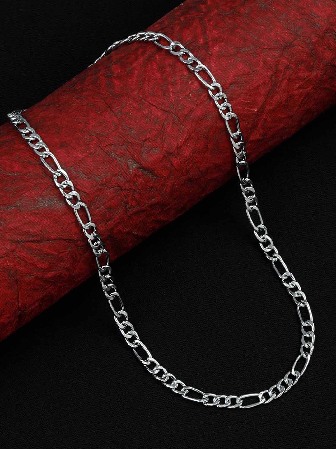 

Silver Shine Men Silver-Plated Chain