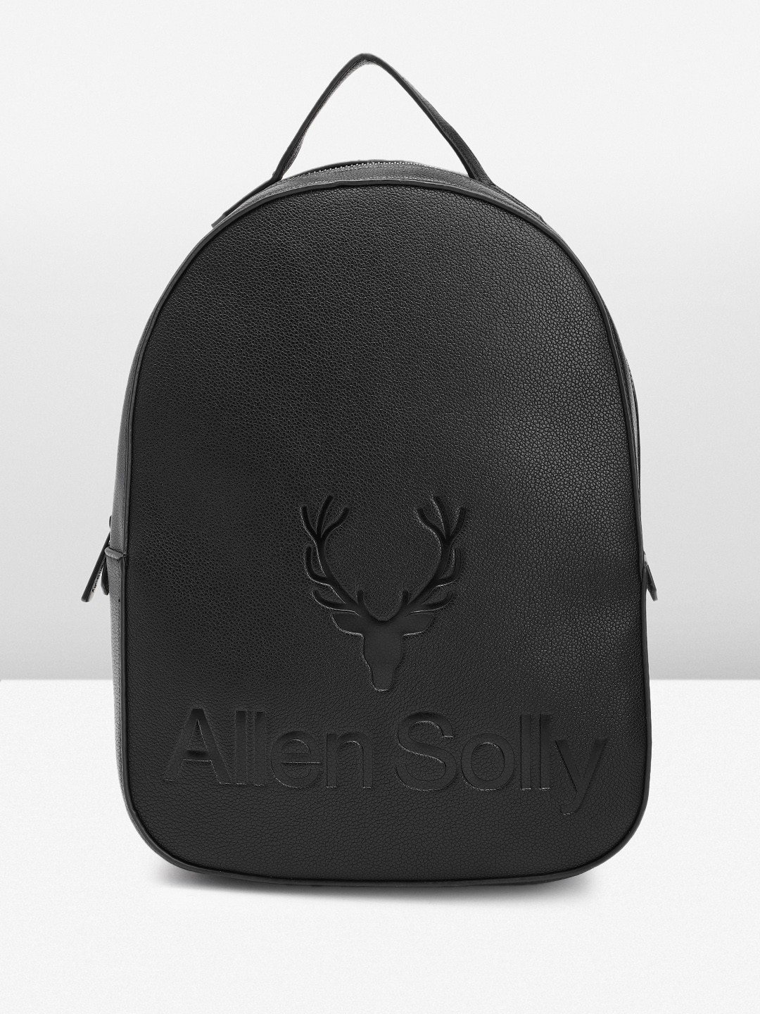 

Allen Solly Women Brand Logo Debossed Small Backpack, Black