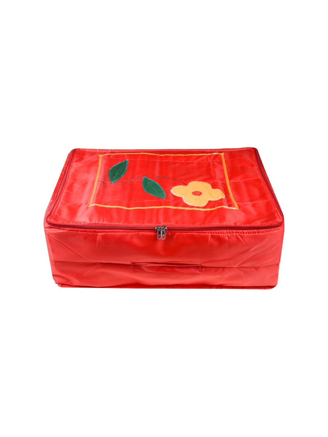 

Kuber Industries Red Printed Foldable Saree Cover