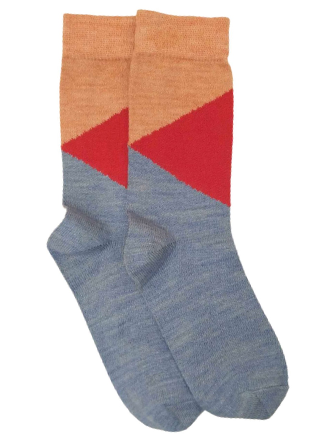 

Kosha Women Wool Blend Warm Colourblocked Regular Length Socks, Blue
