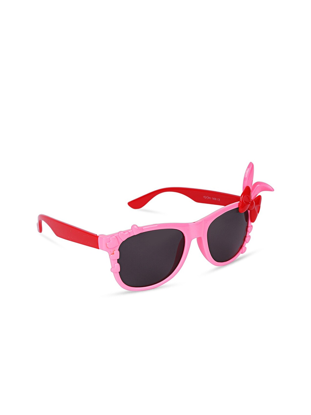 

DukieKooky Kids Wayfarer Sunglasses With UV Protected Lens DKSG354H, Black