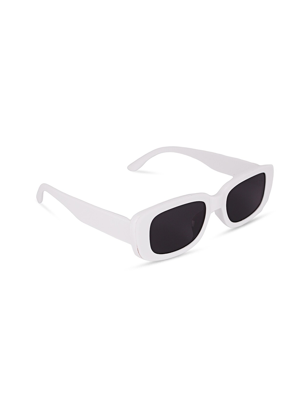 

DukieKooky Kids Black Lens & White Rectangle Sunglasses With UV Protected Lens