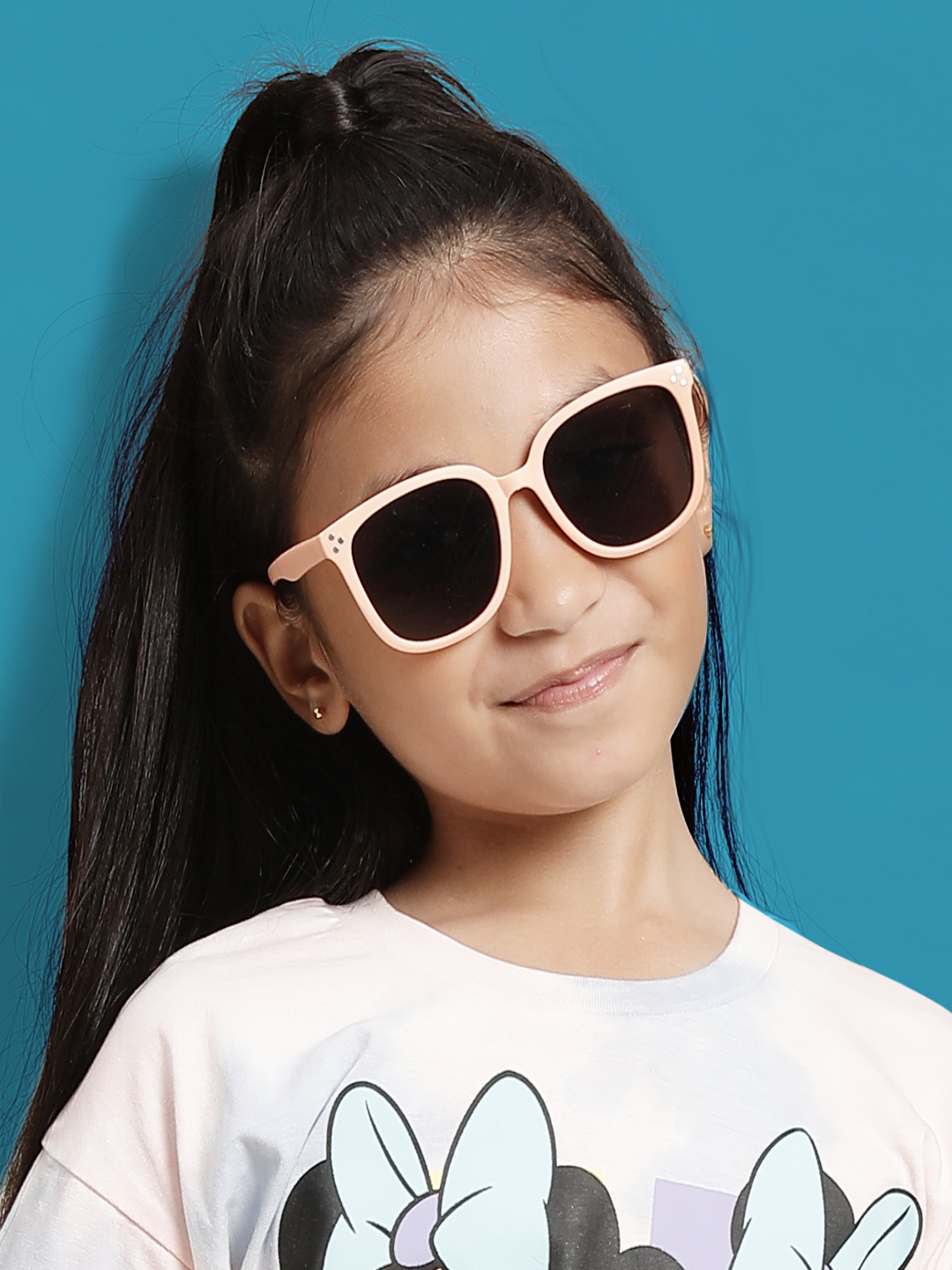 

DukieKooky Kids Lens Wayfarer Sunglasses With UV Protected Lens, Black