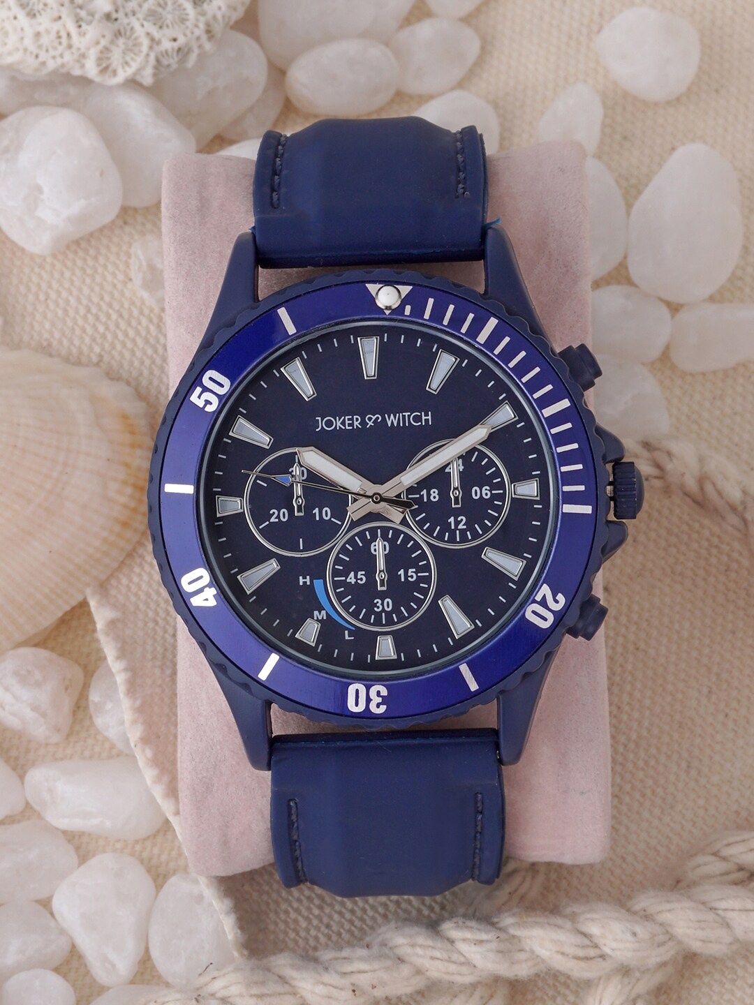 

JOKER & WITCH Men Bracelet Style Straps Analogue Watch AMWW725, Blue