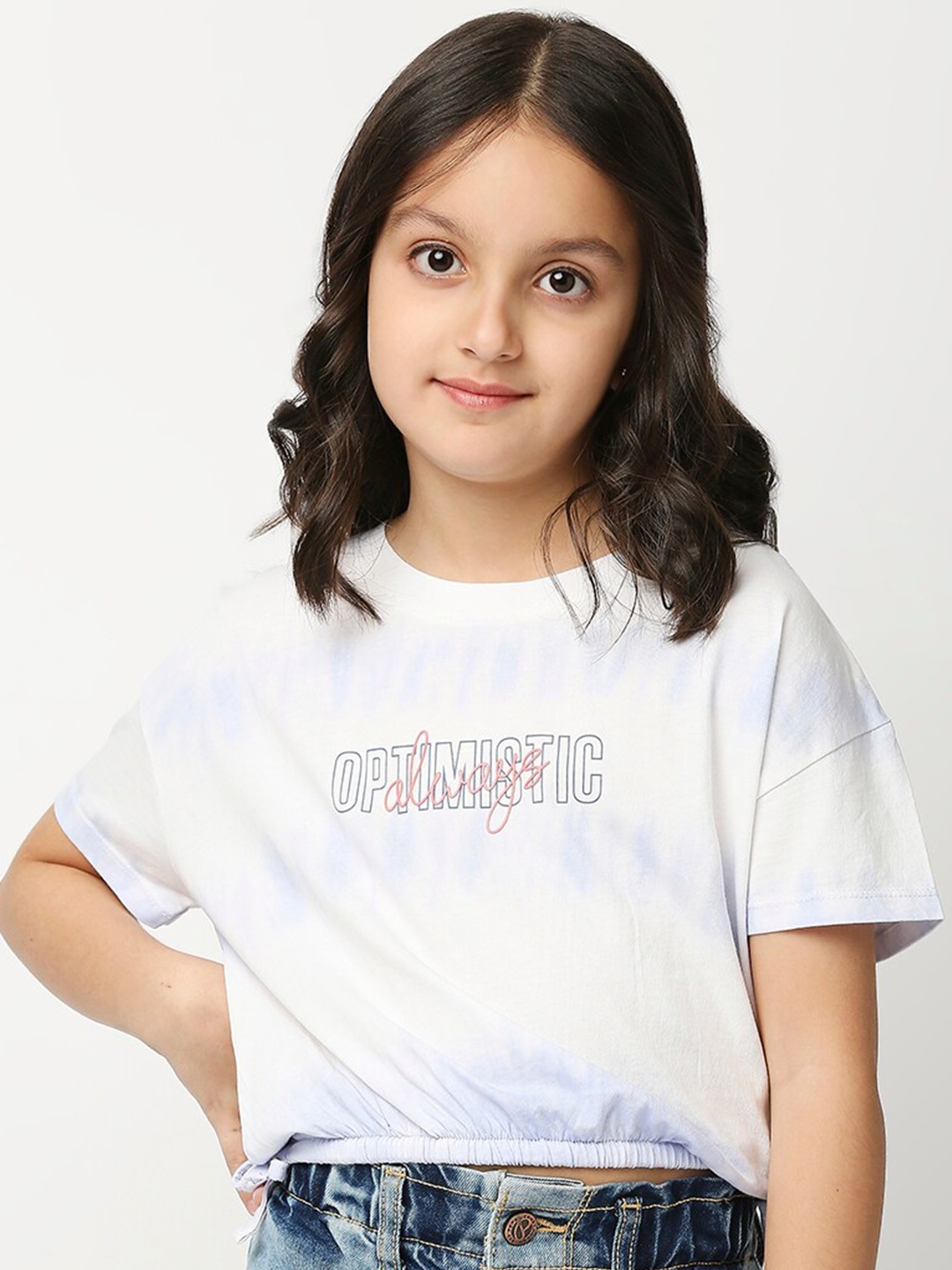 

Pepe Jeans Girls Typography Printed Pure Cotton T-shirt, White