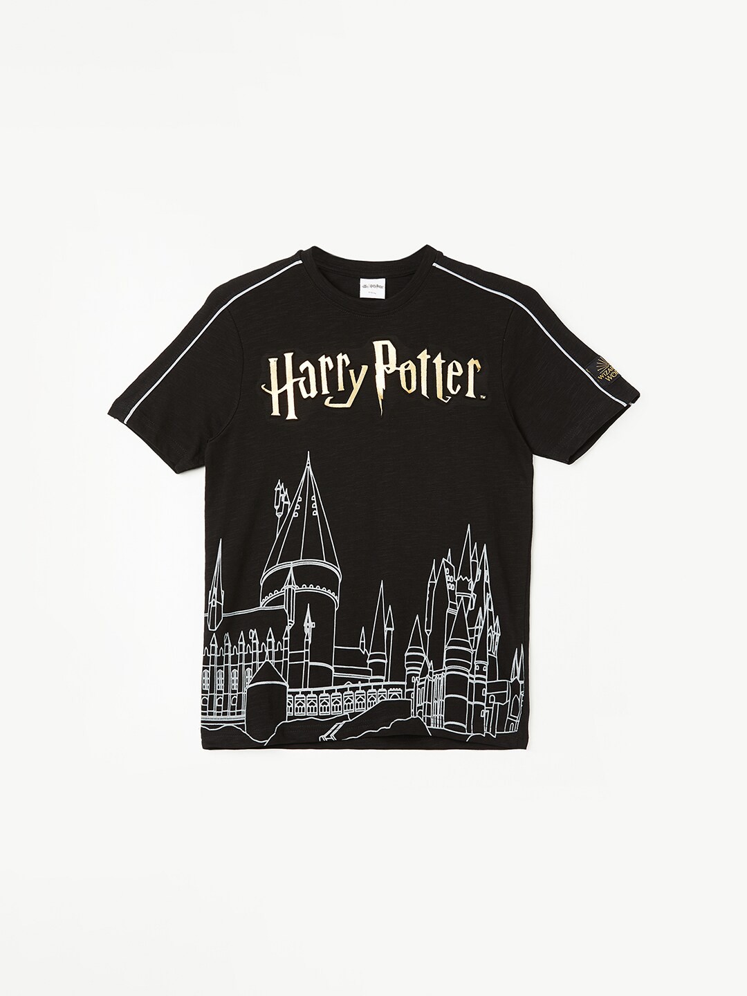 

Fame Forever by Lifestyle Boys Printed Cotton T-shirt, Black