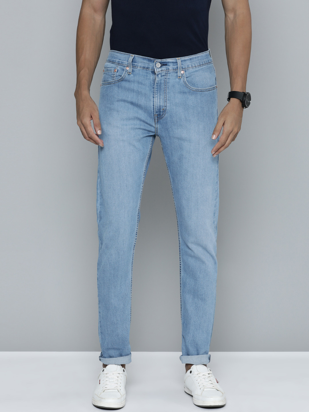 

Levis Men 512 Slim Fit Light Fade Stretchable Jeans, Blue