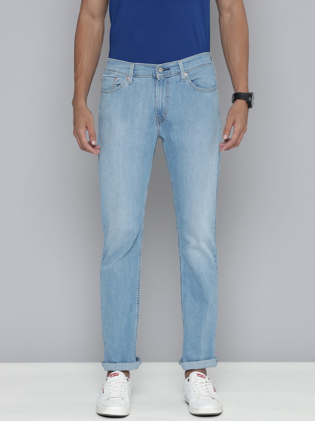 

Levis Men 511 Slim Fit Light Fade Stretchable Jeans, Blue