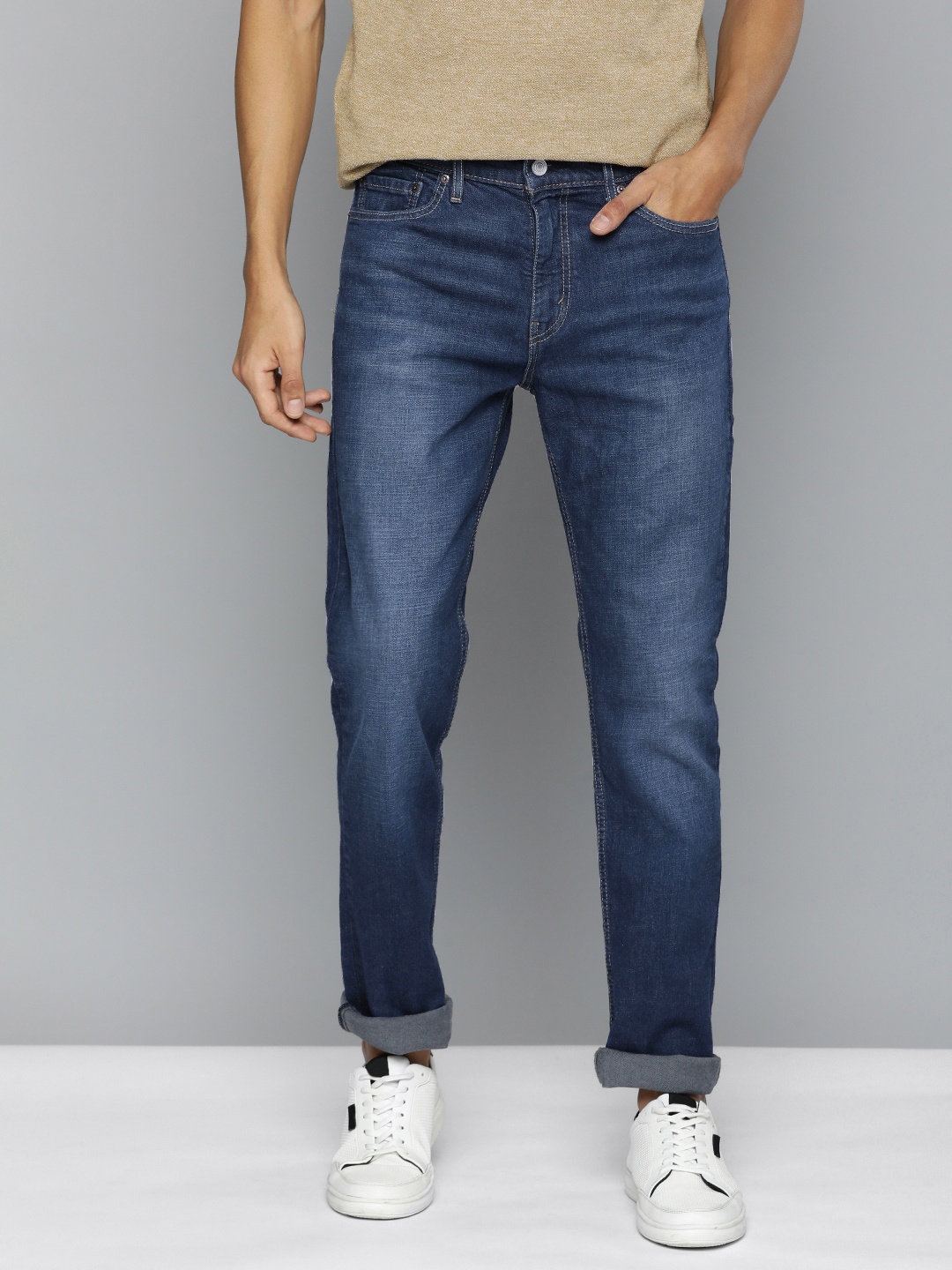 

Levis Men 511 Slim Fit Heavy Fade Stretchable Jeans, Blue