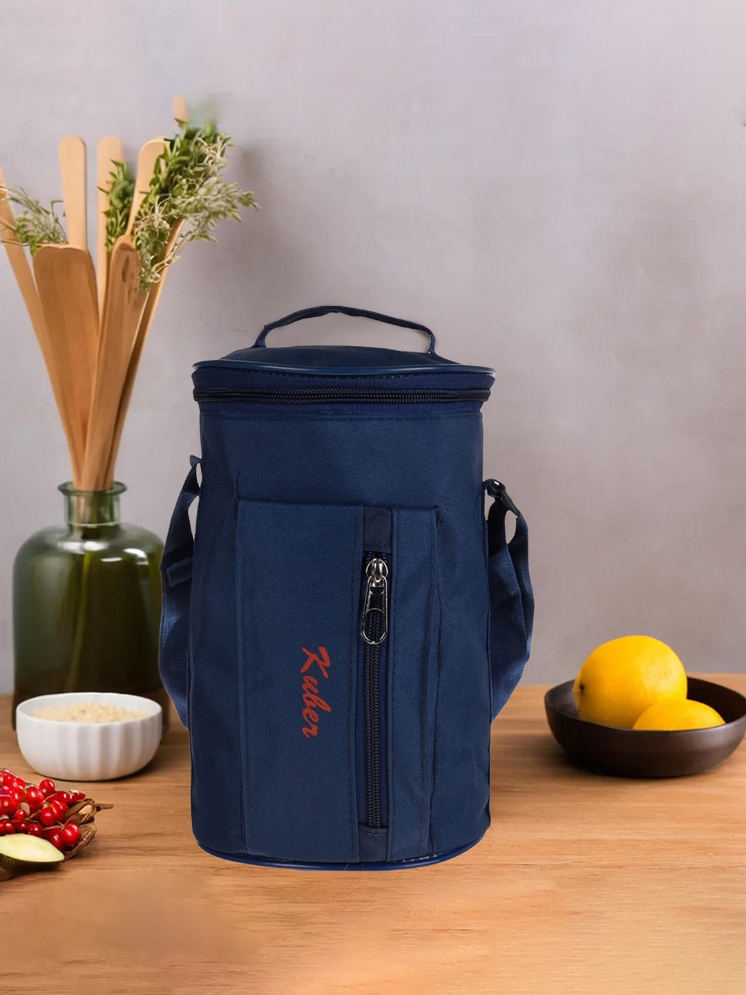

Kuber Industries Waterproof Lunch Bag, Blue
