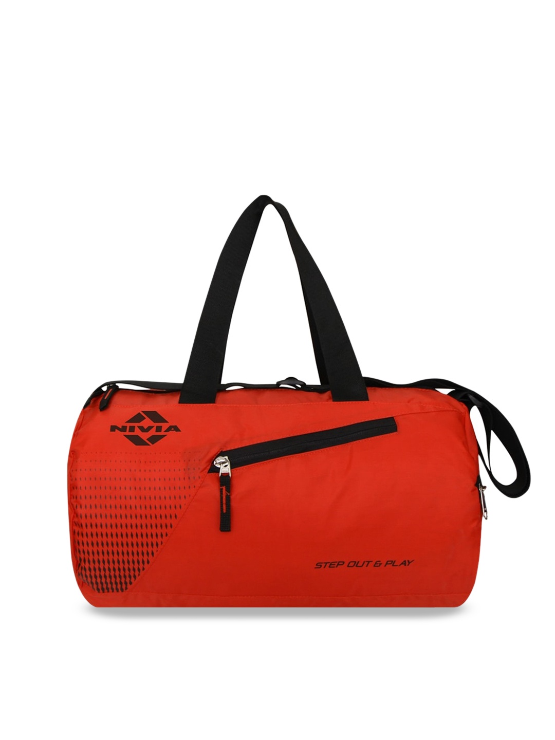 

NIVIA Unisex Printed Duffel Bag, Red
