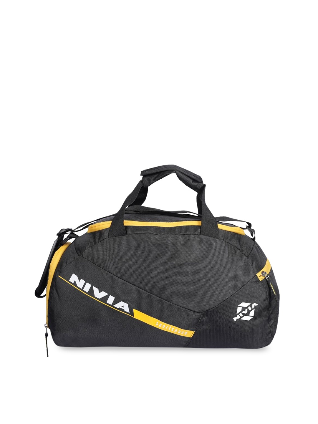 

NIVIA Unisex Printed Duffel Bag, Black