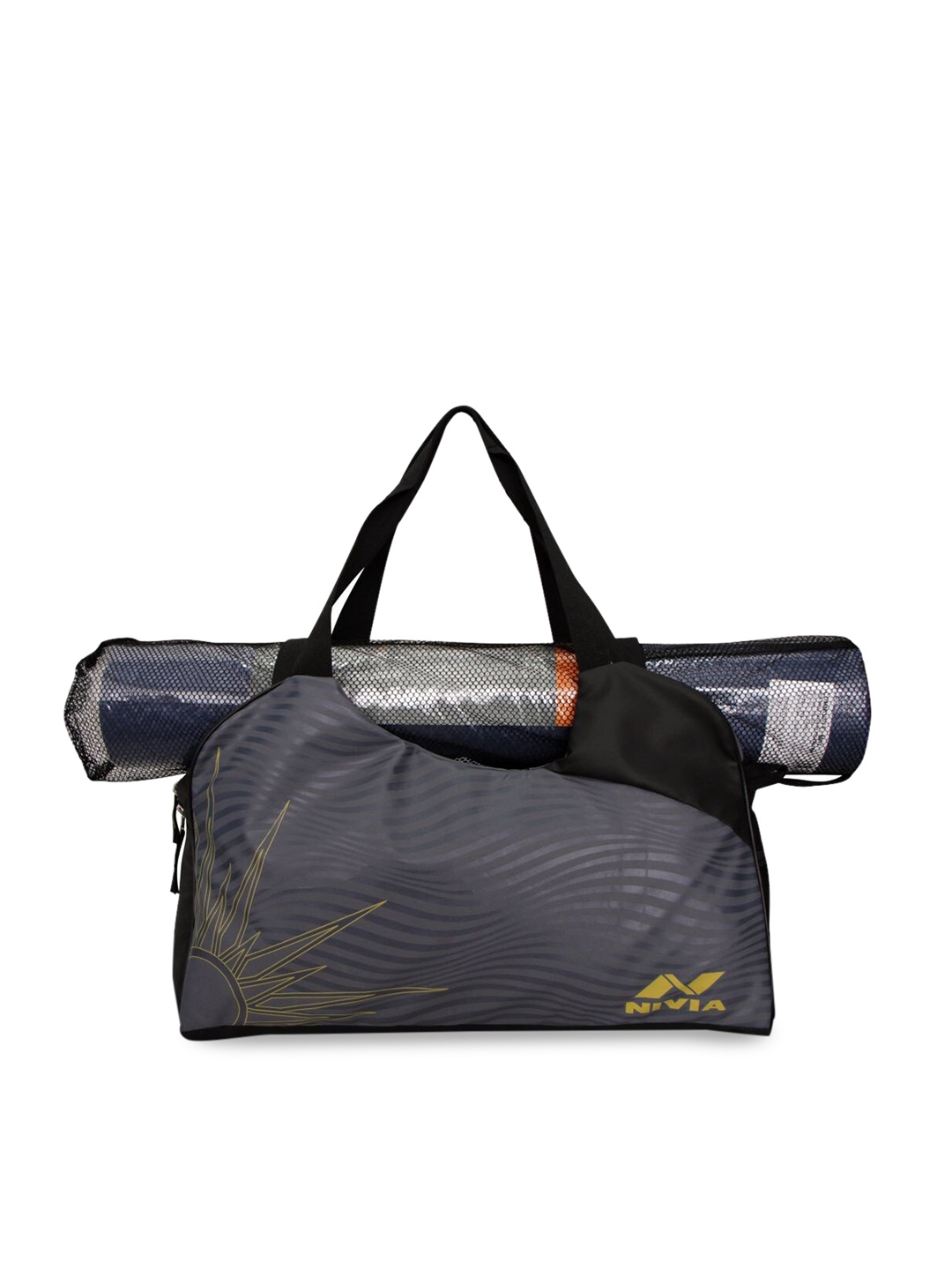 

NIVIA Printed Medium Yoga Bag, Grey