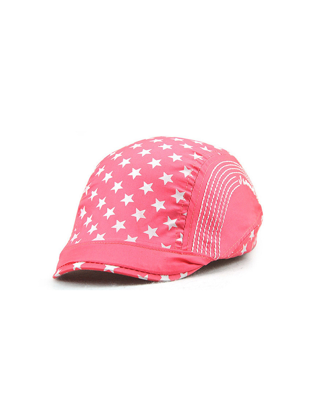 

Zacharias Boys Printed Cotton Ascot Cap, Pink