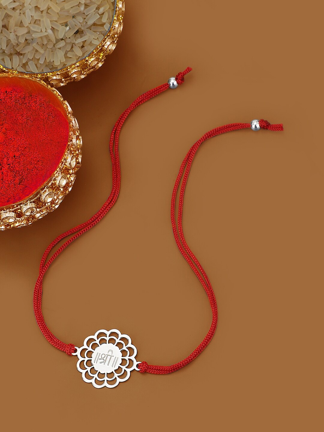 

VANBELLE Men 925 Silver Threaded Rakhi