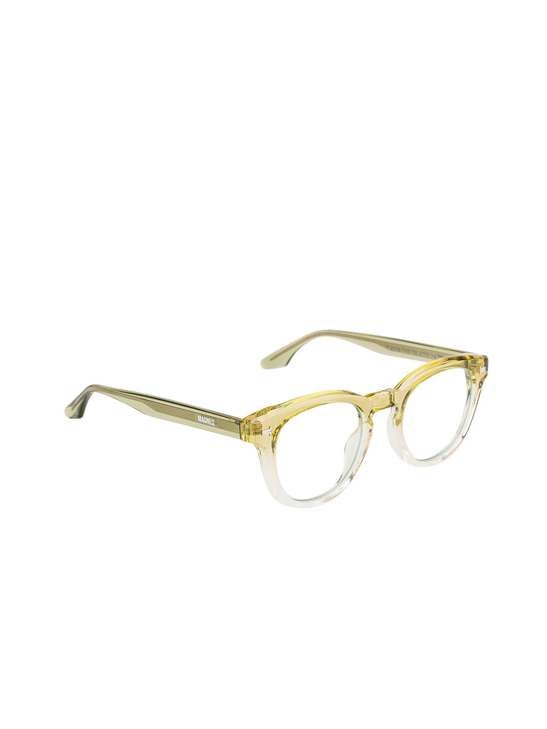 

MAGNEQ Round Lens Sunglasses, Transparent