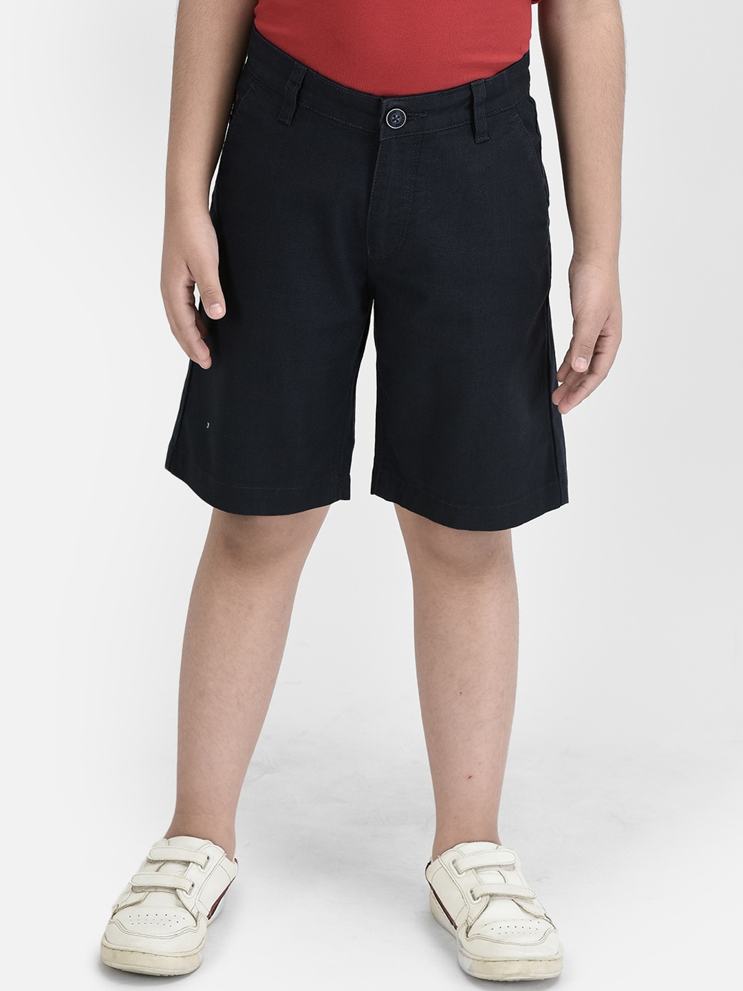 

Crimsoune Club Boys Slim Fit Chino Shorts, Navy blue