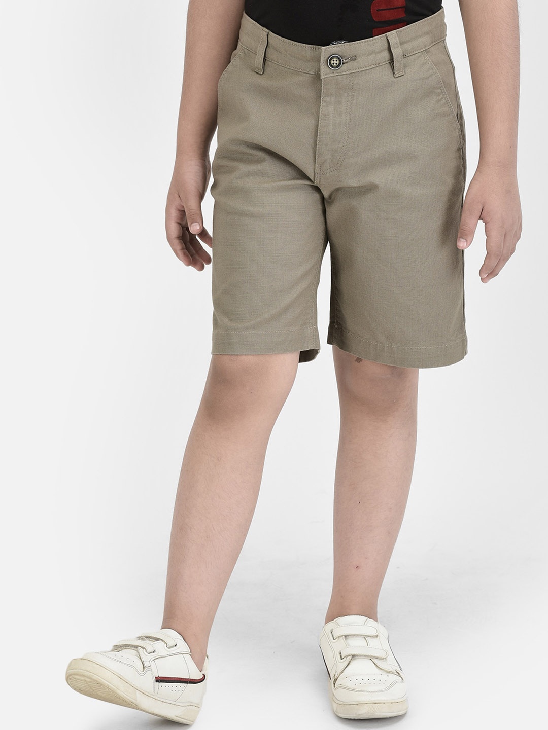 

Crimsoune Club Boys Slim Fit Chino Shorts, Olive