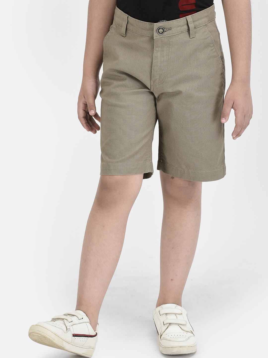 

Crimsoune Club Boys Slim Fit Chino Shorts, Olive