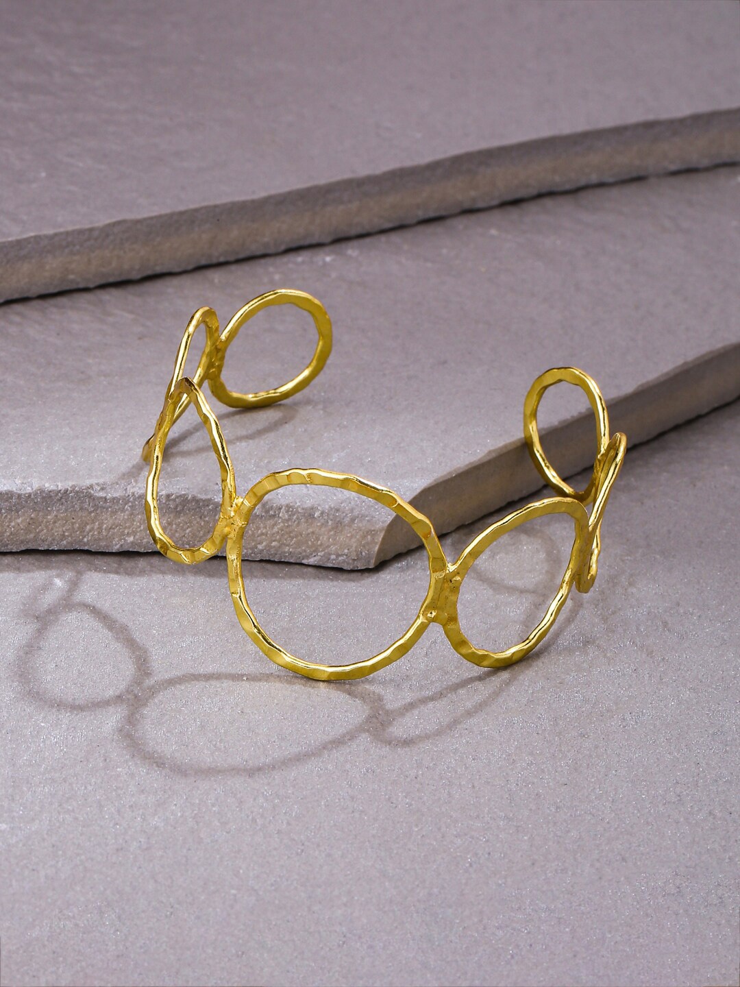 

NVR Women Gold-Plated Kada Bracelet