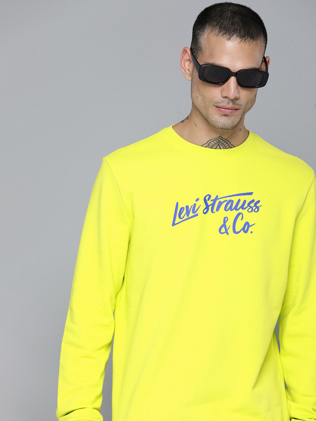 

Levis Pure Cotton Typography Printed Sweatshirt, Green