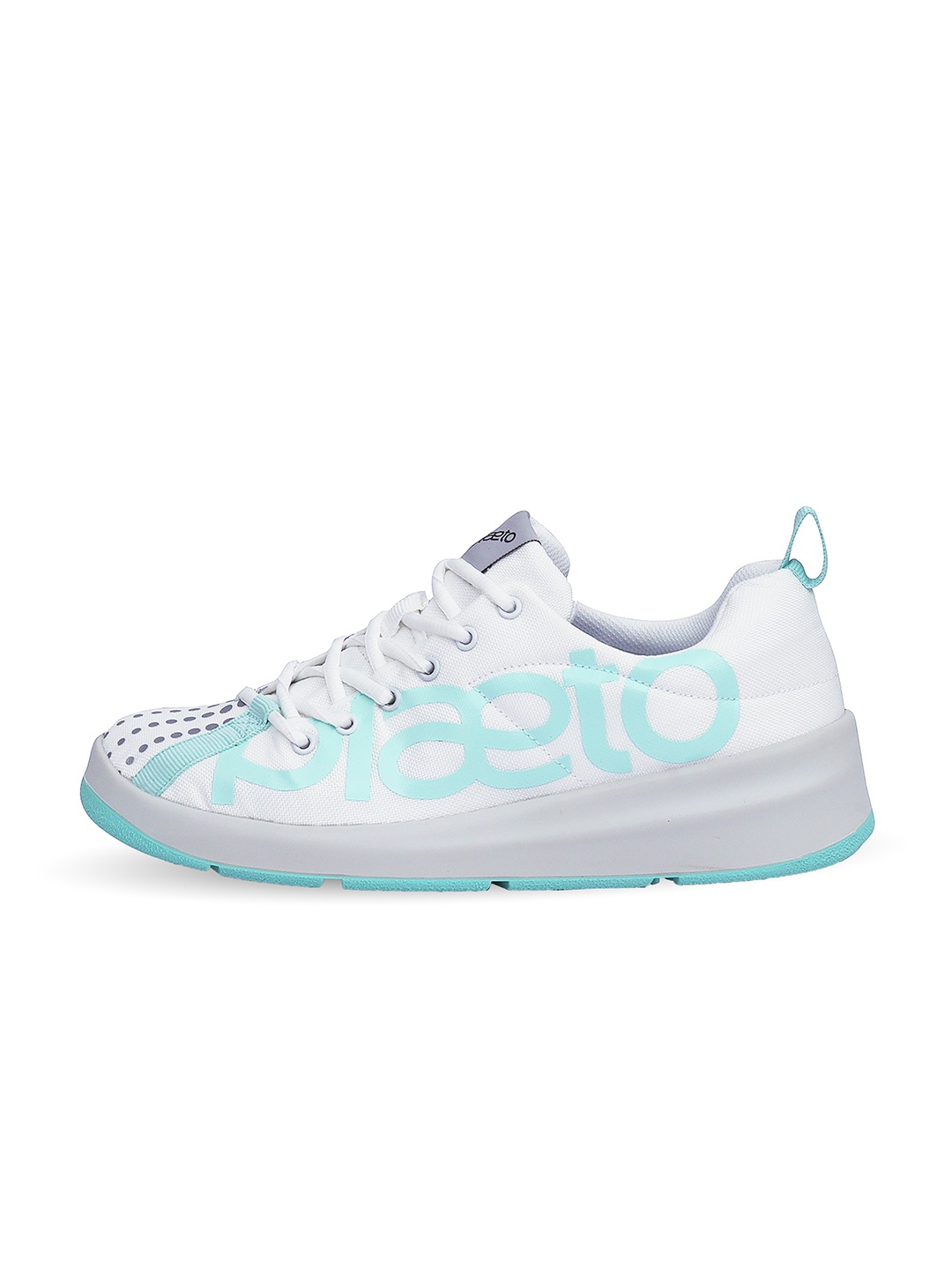 

plaeto Men Printed Slam Multiplay Non-marking Lightweight Sports Shoes, White