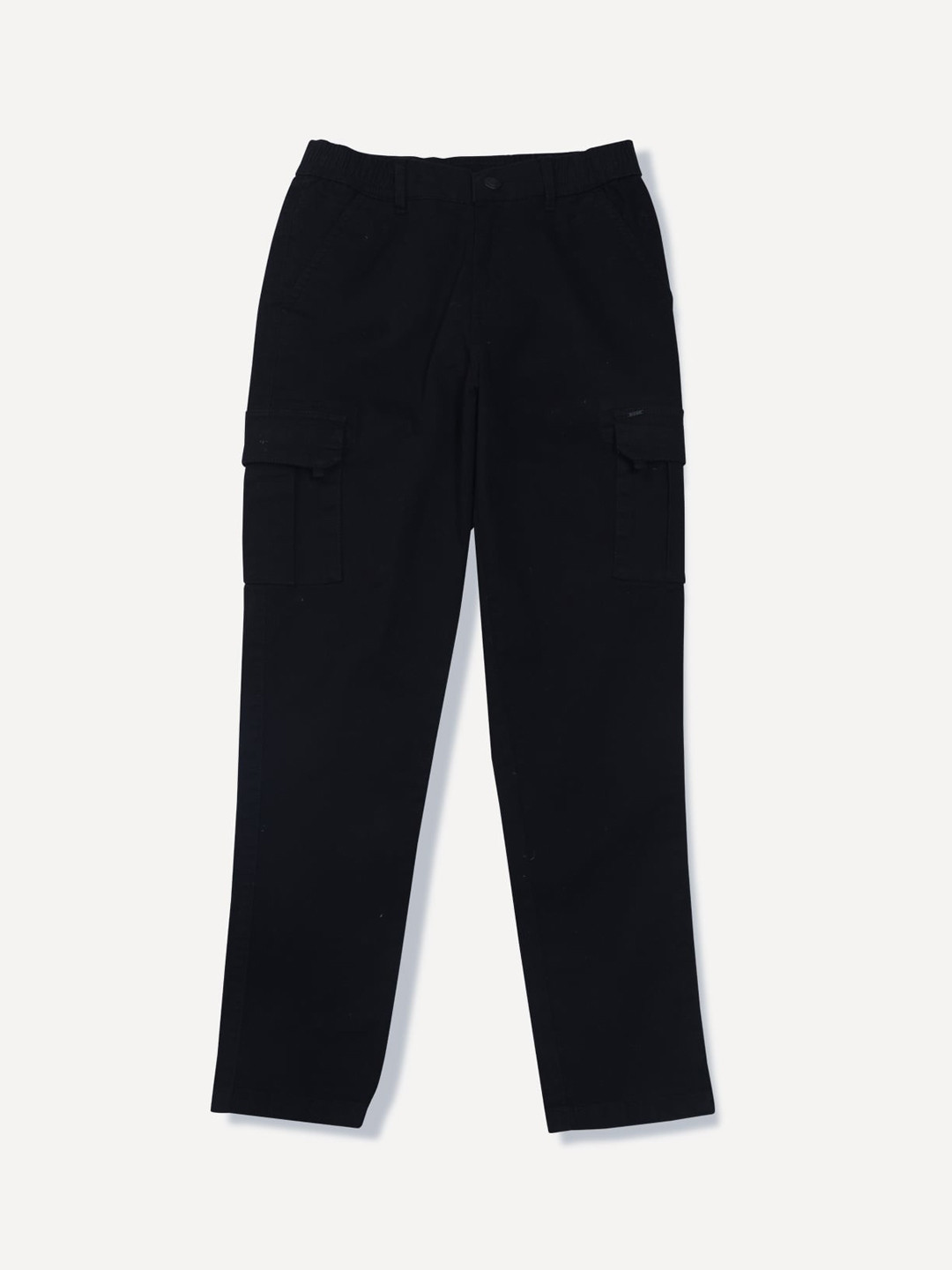 

Gini and Jony Boys Cargos Mid-Rise Trousers, Black