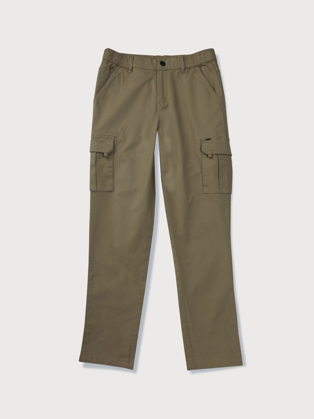 

Gini and Jony Boys Cargos Mid-Rise Trousers, Khaki