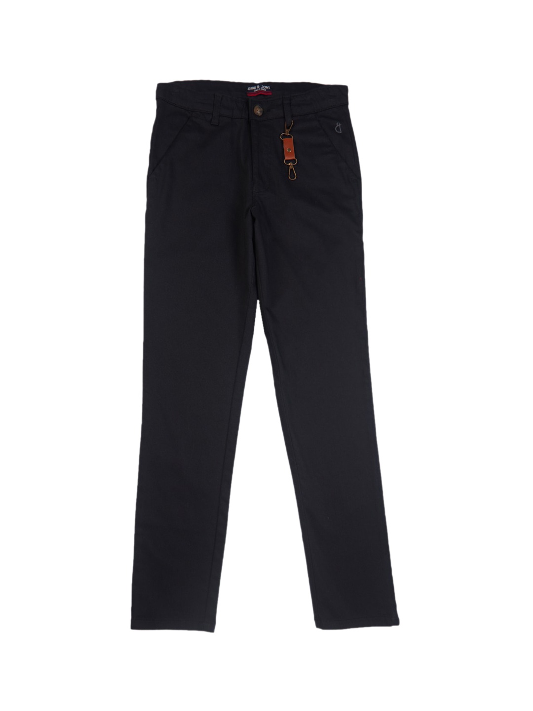 

Gini and Jony Boys Mid-Rise Regular Fit Cotton Chinos, Black