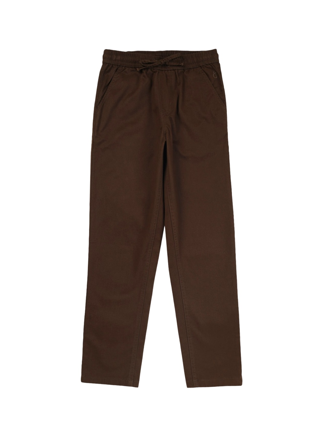 

Gini and Jony Boys Mid-Rise Trousers, Brown