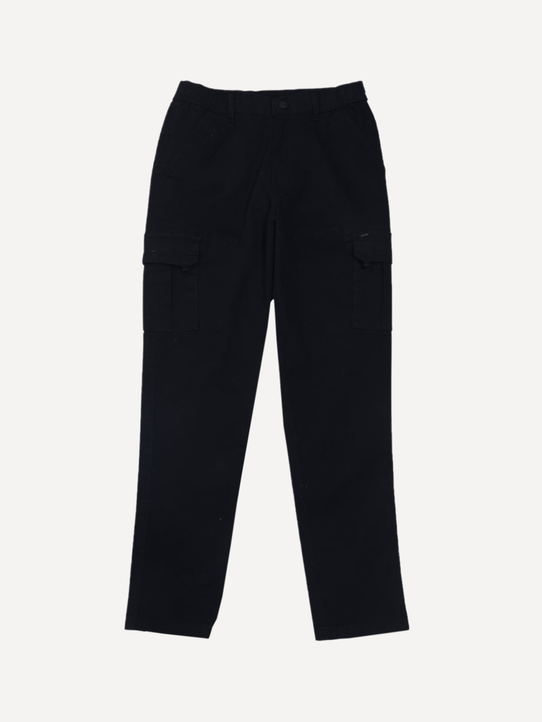 

Gini and Jony Boys Cargos Mid-Rise Trousers, Black