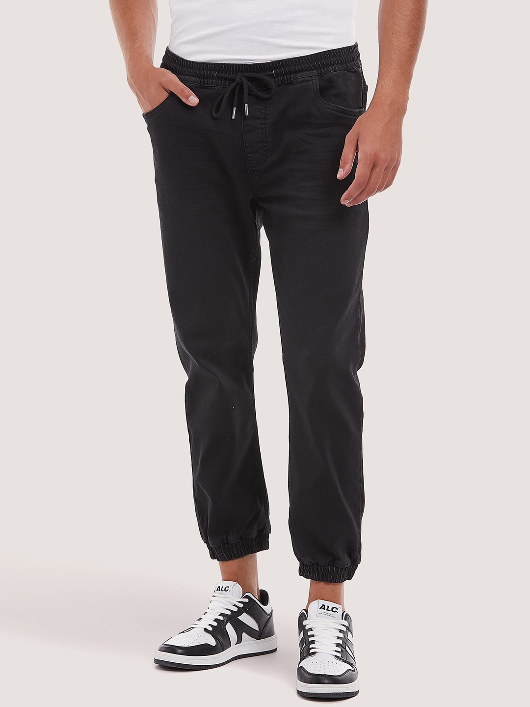 

ALCOTT Men Loose Fit Joggers, Black