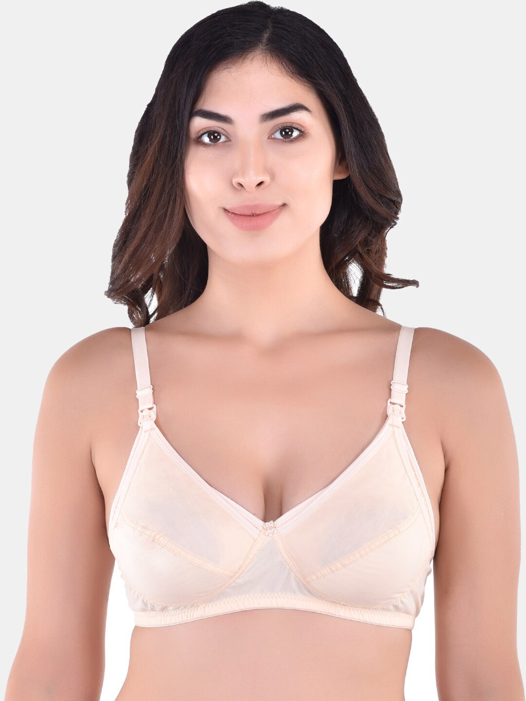 

MAROON Full Coverage All Day Comfort Cotton Maternity Bra, Nude