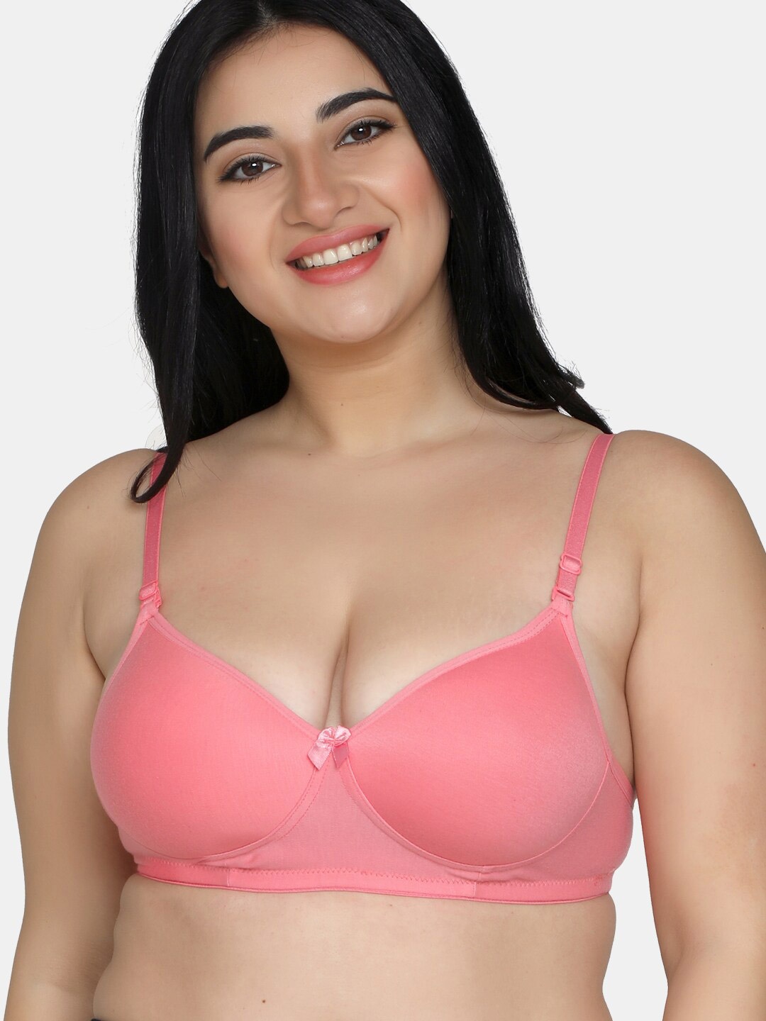 

MAROON Full Coverage Heavily Padded Cotton Everyday Bra, Rose