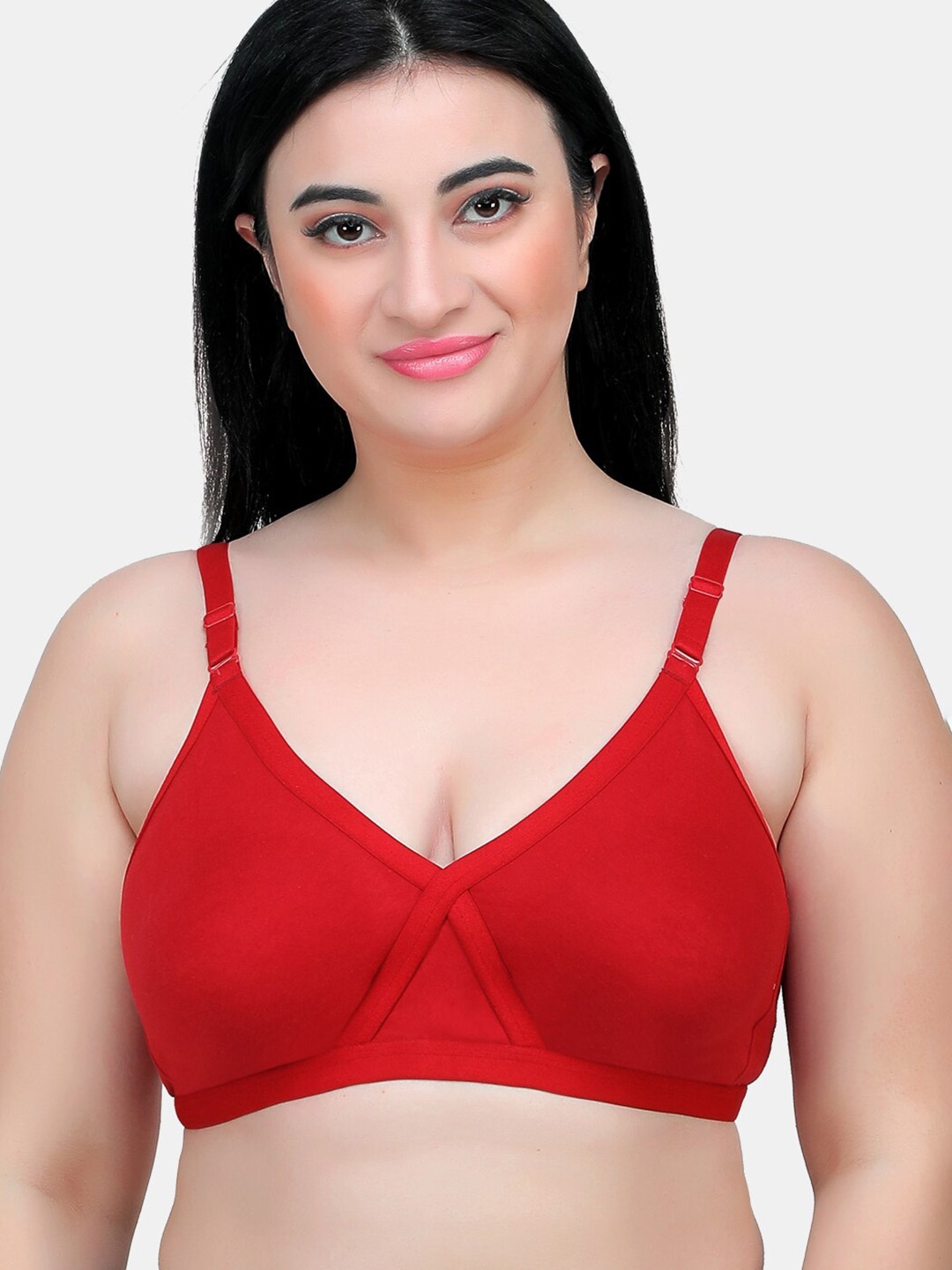 

MAROON Full Coverage Seamless Cotton Bra MSK-403-M