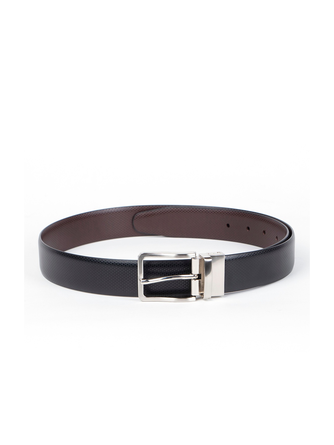 

Alvaro Castagnino Men Textured PU Reversible Formal Belt, Black