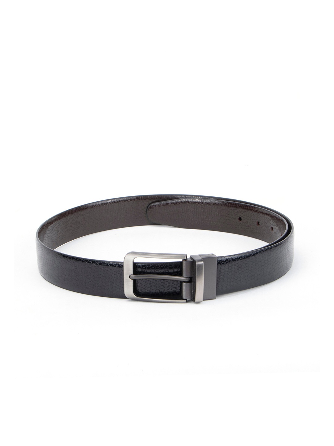 

Alvaro Castagnino Men Textured PU Reversible Belt, Black