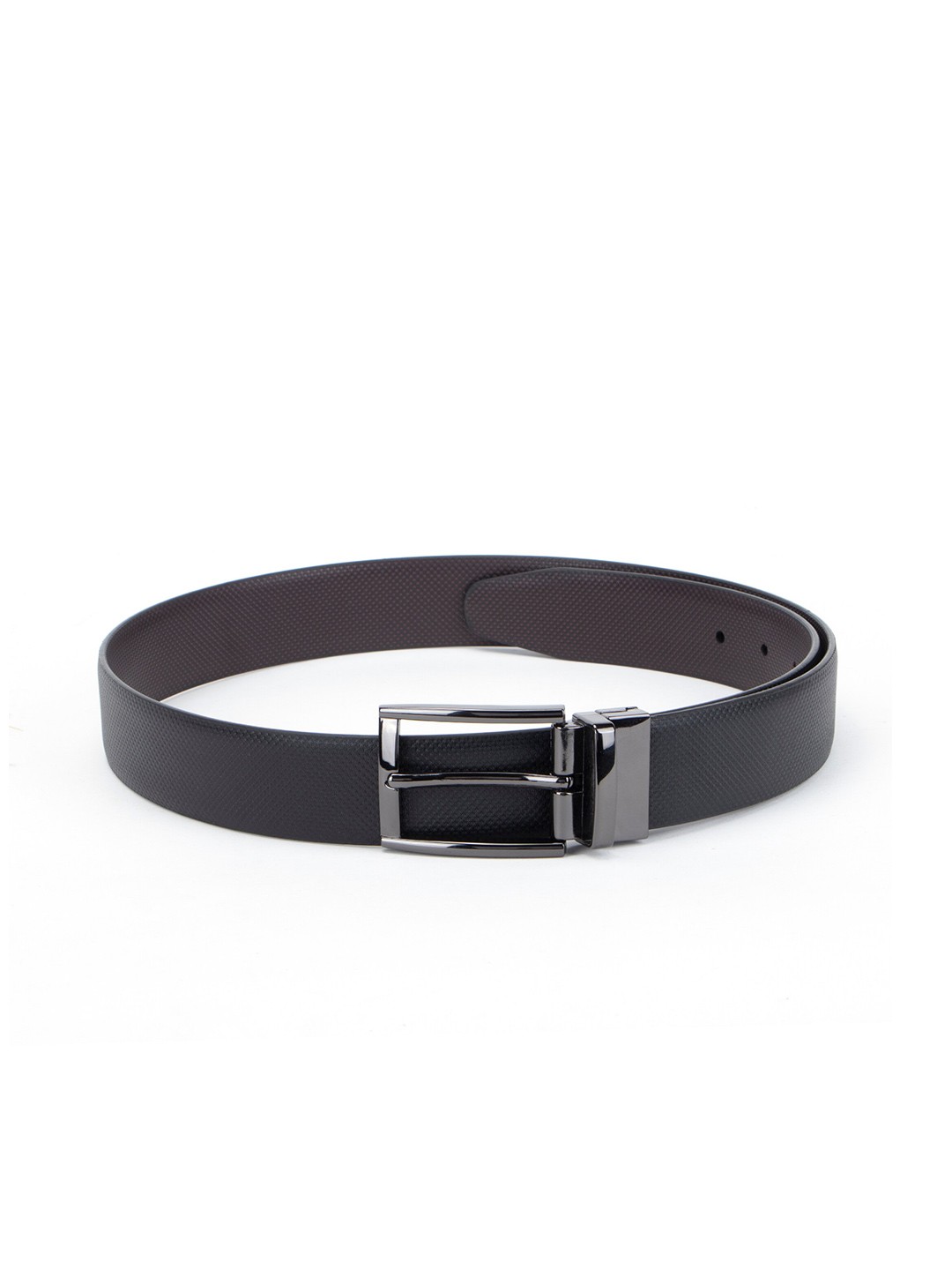 

Alvaro Castagnino Men Textured PU Reversible Belt, Black
