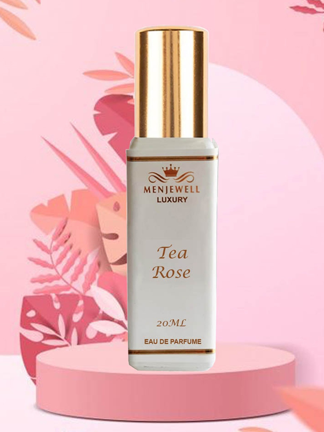 

Menjewell Women Luxury Tea Rose Eau De Parfum - 20ml, Off white
