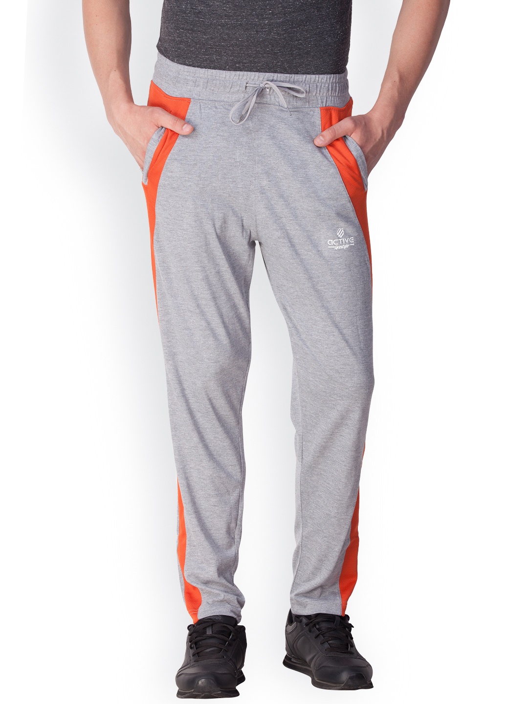 

ONN Grey Melange Active Modern Straight Fit Joggers