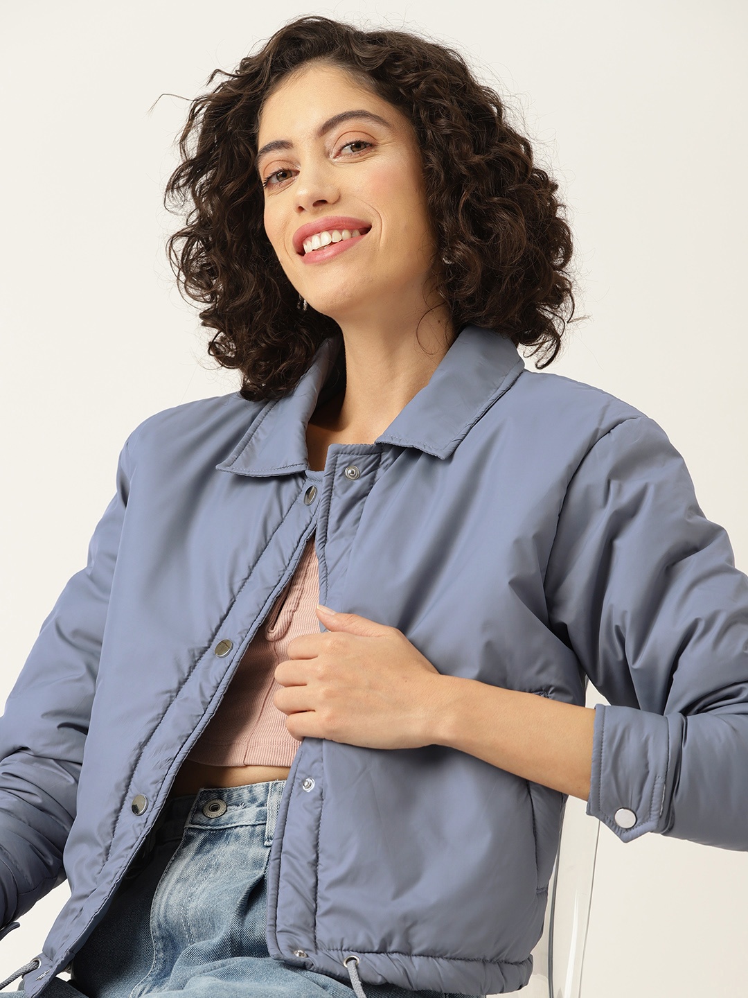 

Mast & Harbour Regular Padded Jacket, Blue