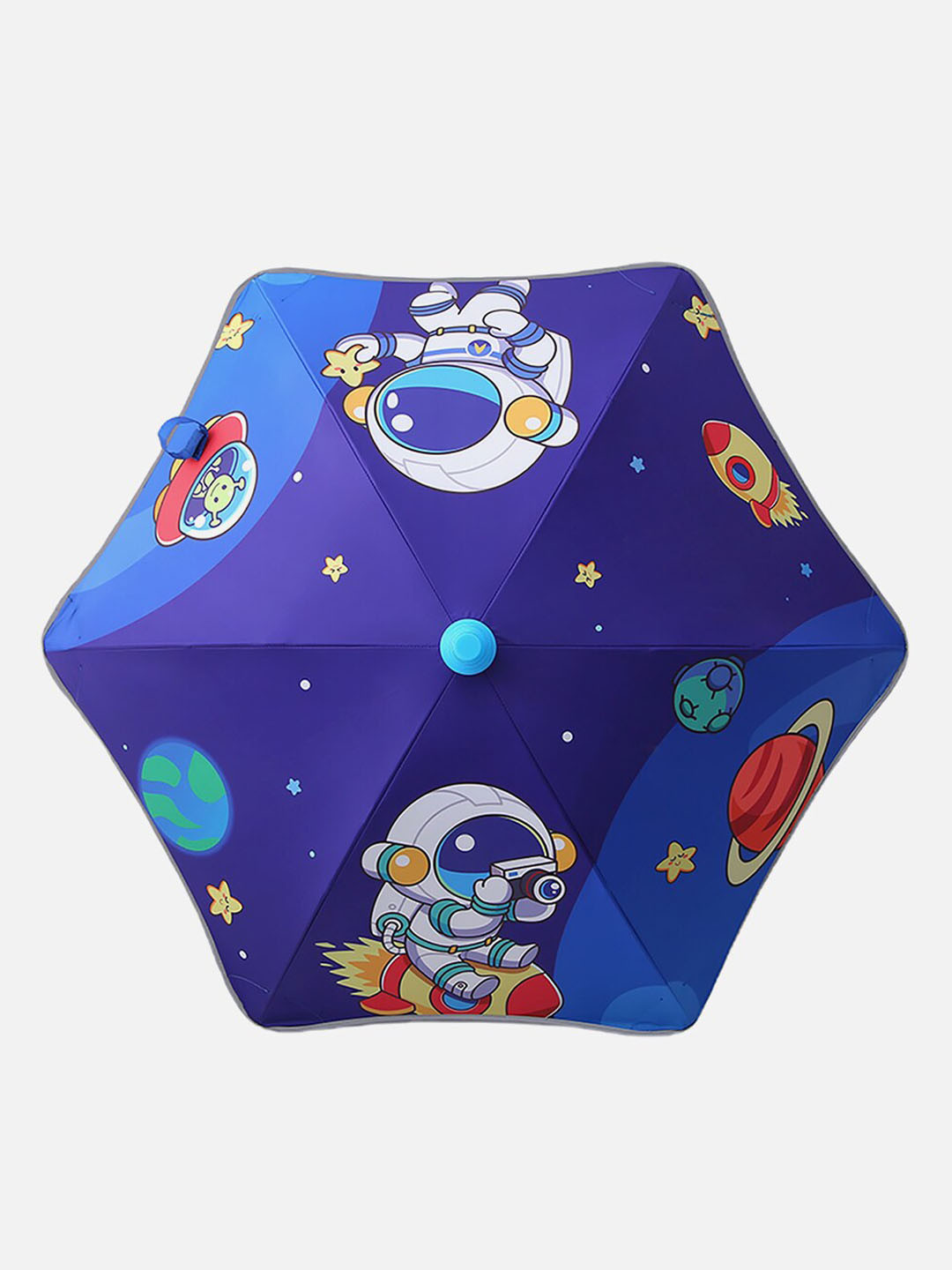 

Little Surprise Box LLP Printed Canopy Shape 2-Fold Umbrella, Blue
